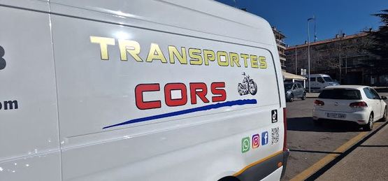 Transportes CORS lateral de furgoneta de empresa